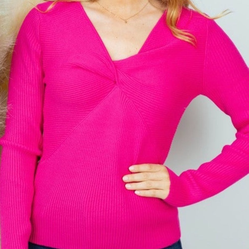 White Birch Magenta Sweater M NWOT